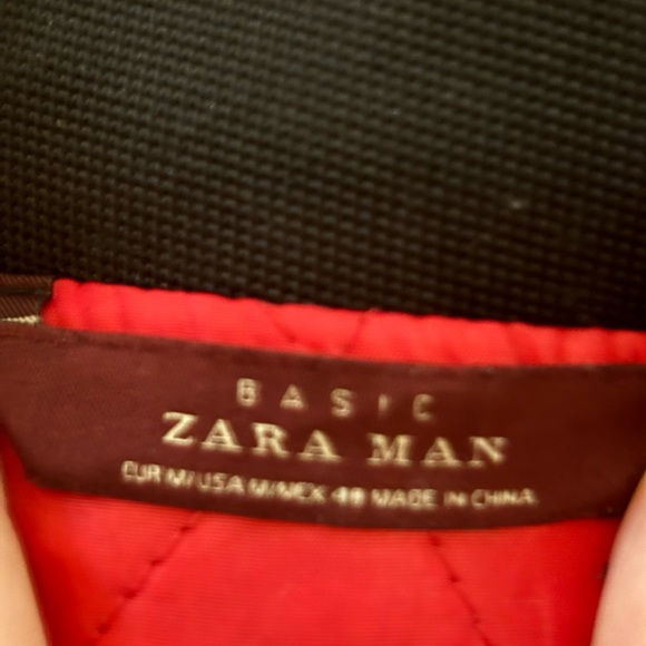 ZARA Black Bomber Jacket - Picture 6 of 7